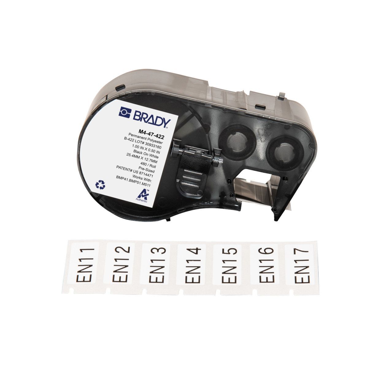 Aggressive Adhesive Multi - Purpose Polyester Label - AIMS Industrial Supplies