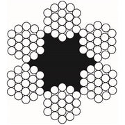 Beaver G1570 6 x 19 Fibre Core RHOL Galvanised Wire Rope Dry Lube1