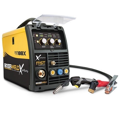 Bossweld MST 188X Inverter 10 Amp MIG Stick TIG 3 in 1 Welder 240 Volt - AIMS Industrial Supplies