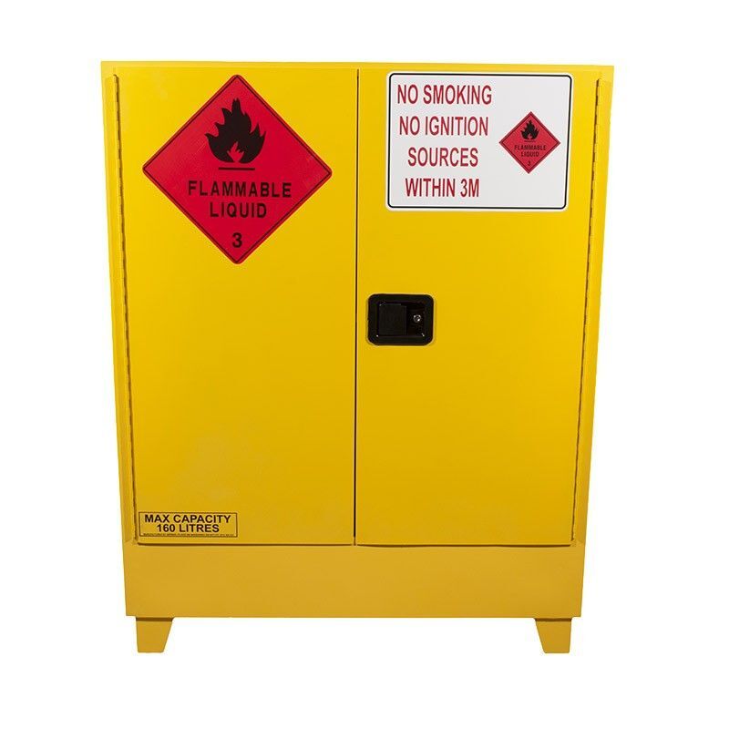 Brady Flammable Liquid Storage Cabinet Value 160L Yellow