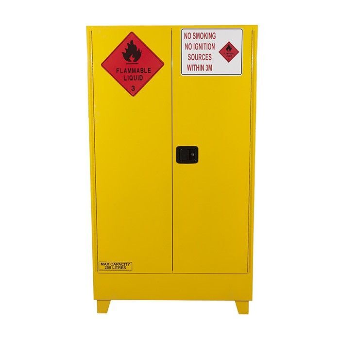 Brady Flammable Liquid Storage Cabinet Value 250L Yellow