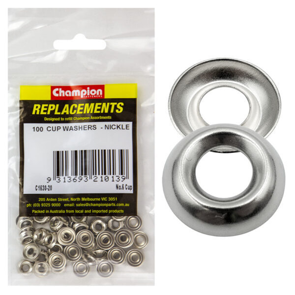 Champion C1630-20 Cup Washer 3.5mm - 100/Pack