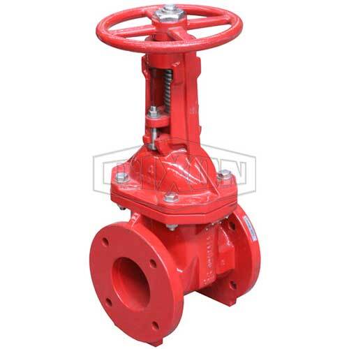 Dixon VG172-OSY-E100 100 mn Flanged OS&Y Gate Valve Ductile Iron - AIMS Industrial Supplies