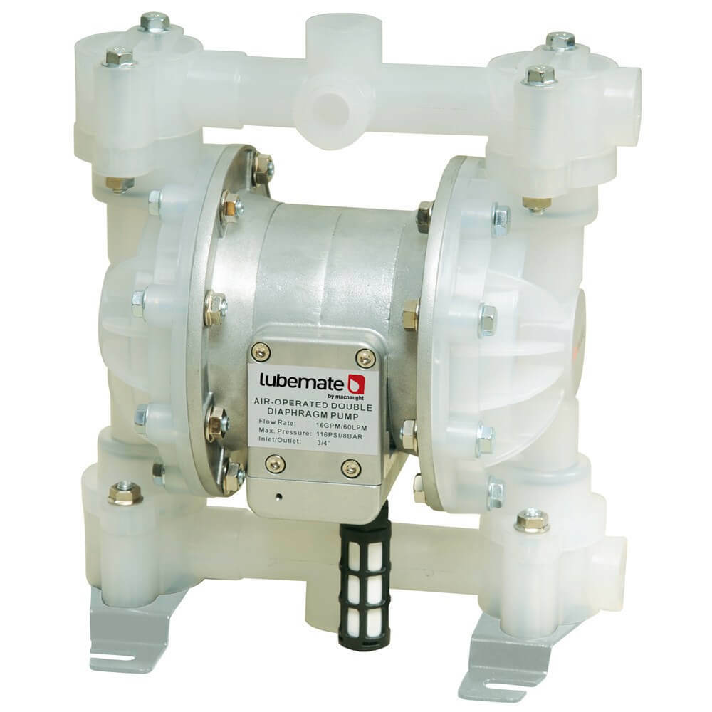 Lubemate Air-operated 3/4" Double Diaphragm Pump L-DDP19