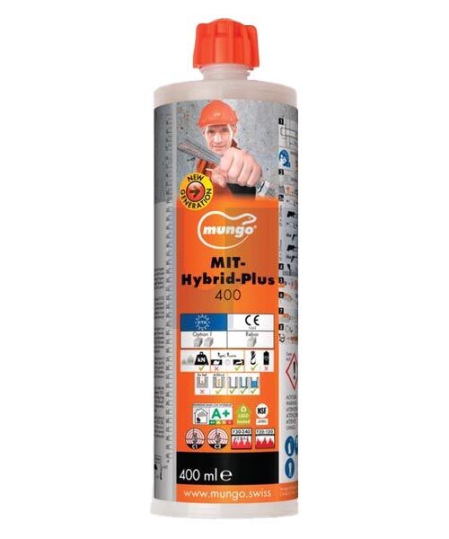 Mungo MIT-Hybrid Plus Vinylester Urethane Mortar 400ml Pack of 121