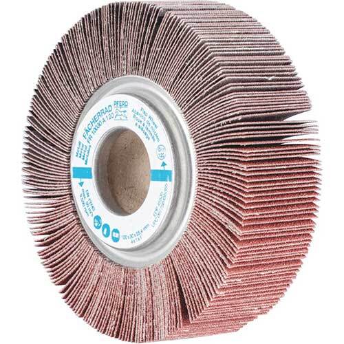 Pferd Unmounted Flap Wheel Al Oxide 100 x 30mm 120 Grit 44710121 - Pack of 2