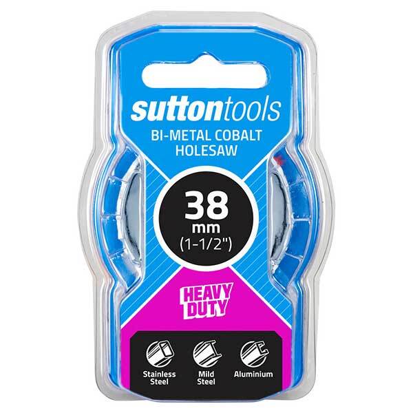 Sutton H1250380 38mm Bi-Metal Cobalt Hole Saw