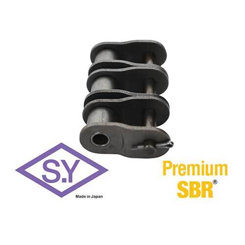 SY 08B-3 BS Roller Chain Offset/Half Link Triplex 1/2" Pitch