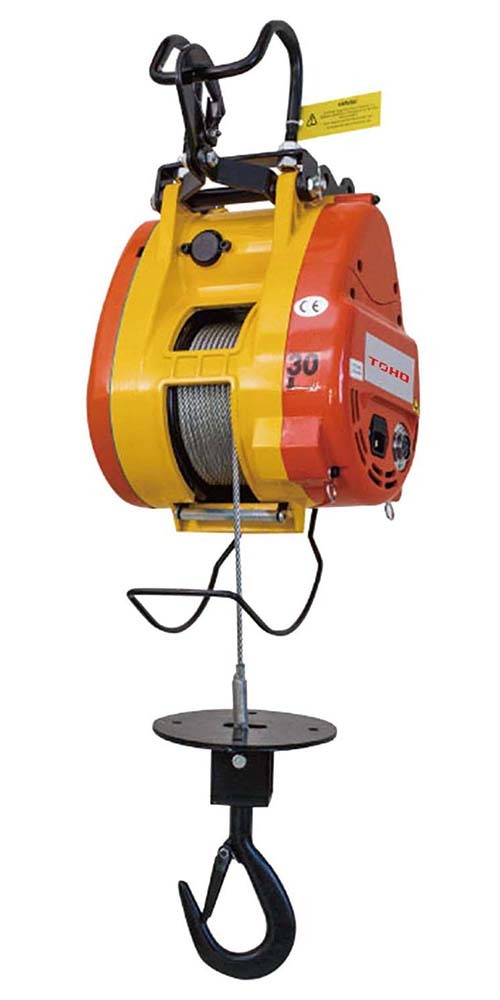 Toho TBH500 Compact Wire Rope (Builders) Hoist - 500kg Capacity