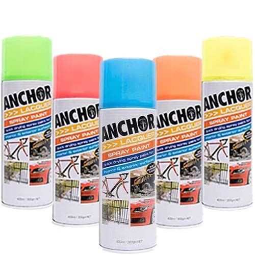 Anchor Fluorescent Acrylic Lacquer Aerosol Paint 300g