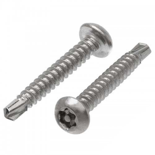 Security Button Post Torx Self Drilling Screw - Stainless Steel - Inox ...