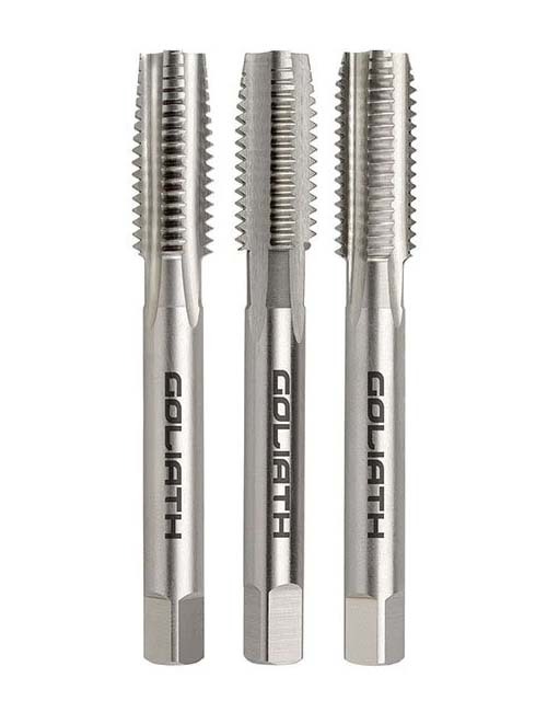 Goliath UN HSS Bright Straight Flute Tap Set