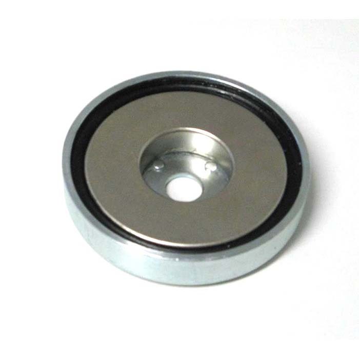 MSA Rare Earth Pot Magnet B Series Straight Hole - MSA Magnetics