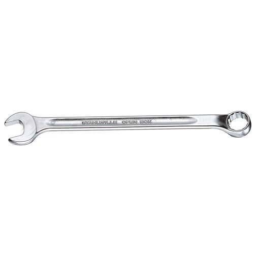 Stahlwille Combination Spanner, Long-Metric Chrome Plated Finish