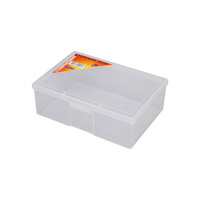 Fischer 1 Compartment Medium Storage Box 190 x 135 x 68mm - Box of 14