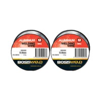 Set of 2 - Bossweld Aluminium MIG Wire 5356 x 0.8mm (0.5kg Spool)