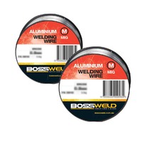 Set of 2 - Bossweld Aluminium MIG Wire 5356 x 1.0mm (2kg Spool)