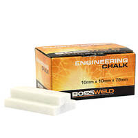 Bossweld Engineer's Chalk 75 x 10 x 10mm - Box of 200 (4 Packs of 50)