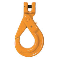 Pack of 3 - Beaver G80 Clevis Self Locking Safety Hook -7-8mm x 2000kg 2Tonne WLL