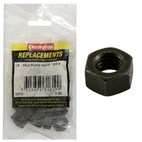 Champion C2370-22 Hex Plain Nut 1/2" Class 8 - 15/Pack