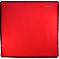 Bossweld Welding Curtain Red 1.74  x 1.74m