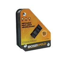 Set of 2 - Bossweld Switchable 2 Angle Welding Magnet 13kg Holding Capacity