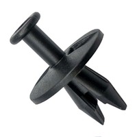 Hansa Push Rivet Matte Black 17.5 x 25mm Head, 9.5mm Hole - 30/Pack