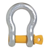 Pack of 100 - Beaver Grade S Screw Pin Bow Shackle - 6mm x 8mm x 500kg 0.50T WLL