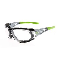 Mack Fender Safety Glasses With Foam Gasket Clear, Standard - Pack of 12