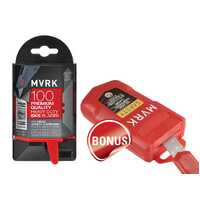 MVRK SK5 100 Pack Trapezoidal Blades Safety Dispenser With Bonus Blade Disposal Unit