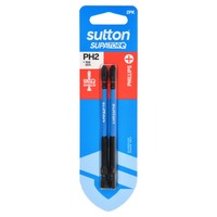 Sutton S200H02E02 PH2 x 100mm Phillips Screwdriver Bit S200 Supatorq (2 Pack)