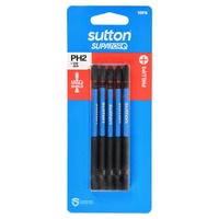 Sutton S200H10E02 PH2 x 100mm Phillips Screwdriver Bit S200 Supatorq (10 Pack)