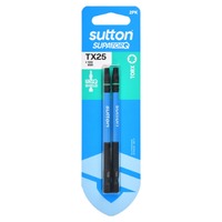 Sutton S212H02E25 TX25 x 100mm Torx Screwdriver Bit S212 Supatorq (2 Pack)