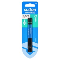 Sutton S212H02E30 TX30 x 100mm Torx Screwdriver Bit S212 Supatorq (2 Pack)