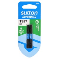 Sutton S214H02B27 TS27 x 50mm Torx-S Screwdriver Bit S214 Supatorq (2 Pack)