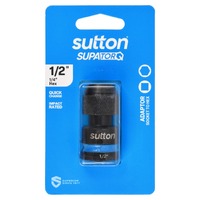 Sutton S241H01BA 1/2-1/4" x 50mm Socket To Hex Adaptor S241