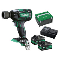 HiKOKI WR36DE(HRZ) 36V Brushless 1/2" Impact Wrench Kit