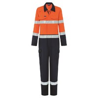 Two-Tone Hi-Vis FR Coveralls W/ Reflective Tape