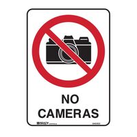 Brady Prohibition Sign - No Cameras