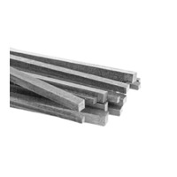 Goliath Fractional Square Key Steel - Zinc Coated