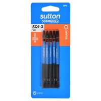 Sutton Square/Robertson Screwdriver Bit Set S204 Supatorq