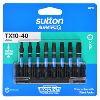 Sutton Stack-In Torx Screwdriver Bit Set S212 Supatorq