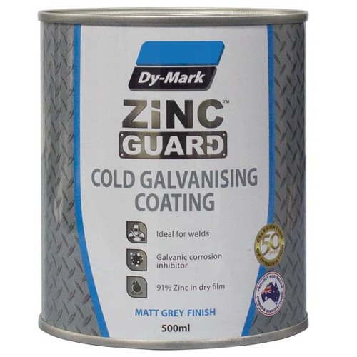 Dy-Mark Zinc Guard Cold Galvanising Coating Brush On 1L