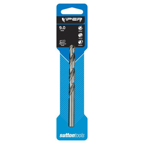 Sutton D1050900 9mm Jobber Viper Drill Bit - HSS - Split Point