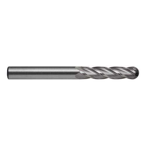 Sutton E3200400 4 x 4mm 4 Flute Ball Nose Endmill Cabide VHMExtra Long