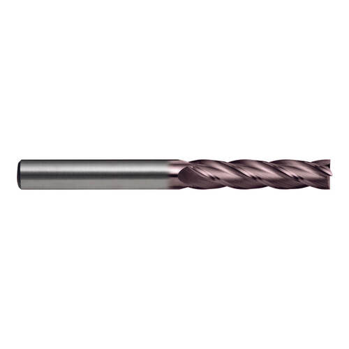 Sutton E3440300 3 x 3mm 4 Flute Endmill - Carbide VHM AlCrN - Extra Long