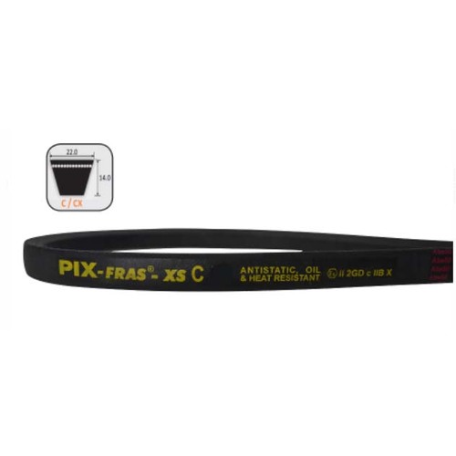 Pix C63 Fire Resistant Anti Static (FRAS Rated) V Belt C Section