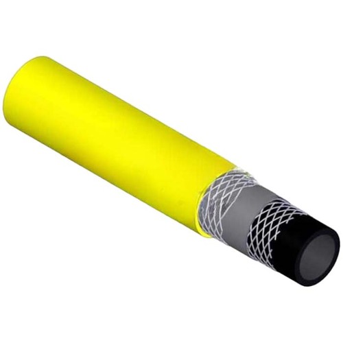 Dixon 20mm x 100m Rubber Contractors Yellow Air Hose A102020100