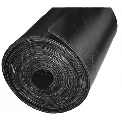 Dixon Natural Insertion Industrial Sheet Rubber 6 x 1200mm x 10m Black