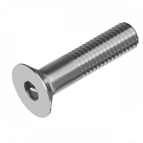 8-32 x 1/2" UNC 304 Stainless Steel Countersunk Socket Head Screw - Box of 100